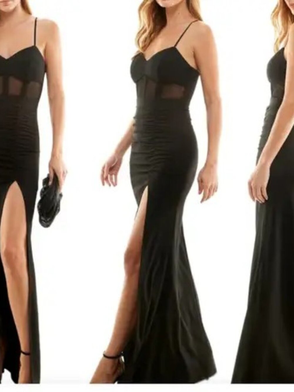 Black Floor Length Dress Size Medium